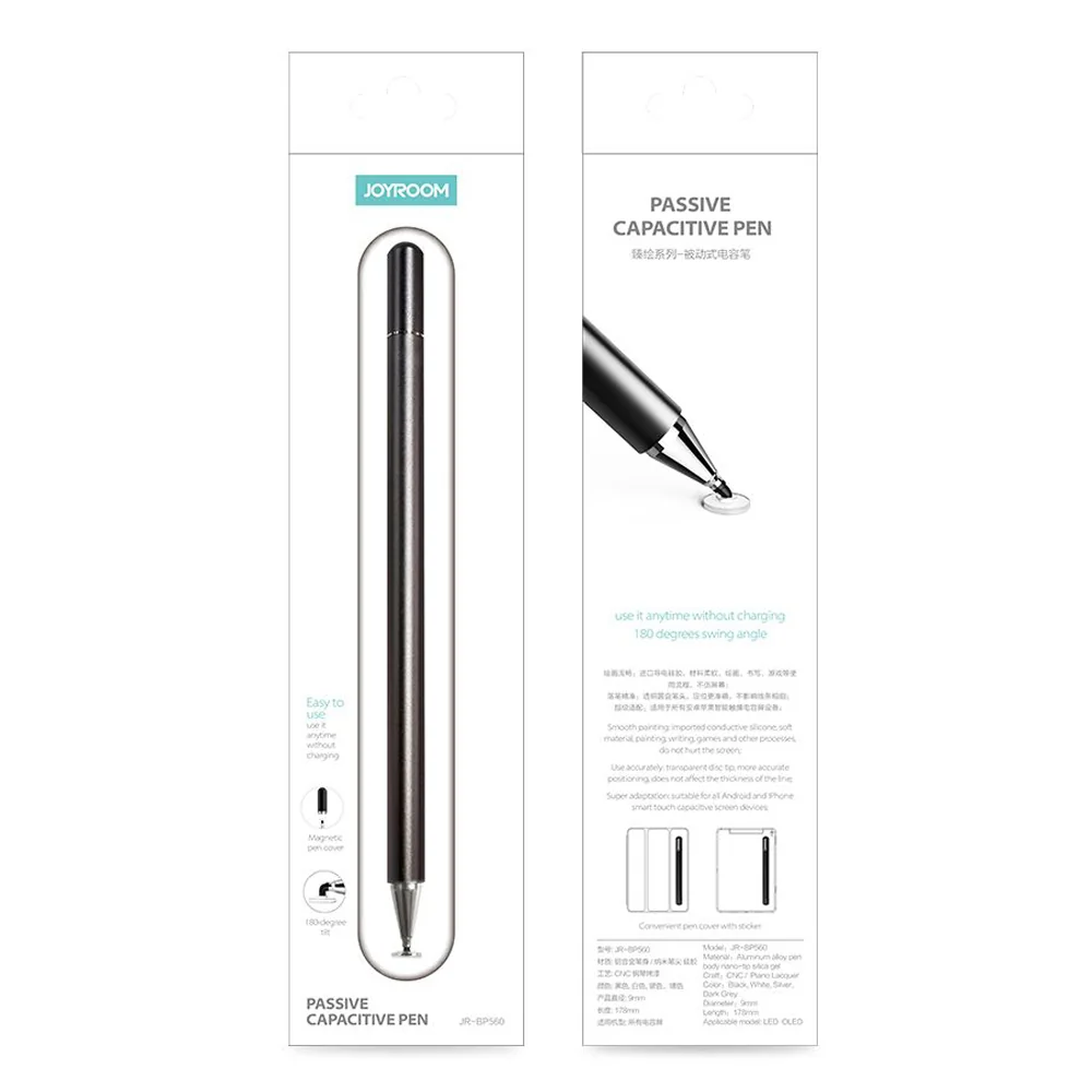 Joyroom Capacitive Stylus pero na smartfón a tablet, čierne