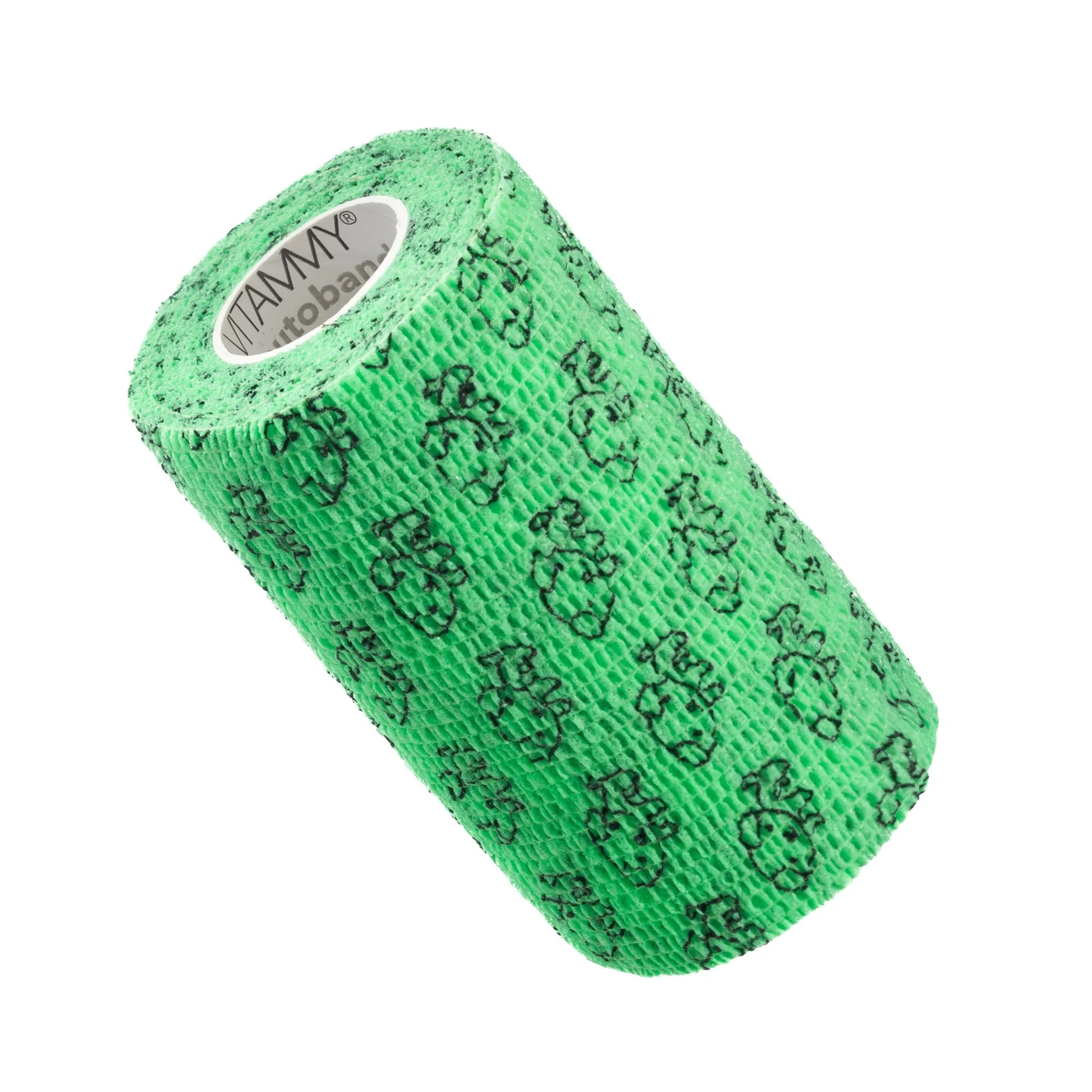 VITAMMY Autoband samolepiaca bandáž s potlačou mačky zelená 10 cm x 450 cm