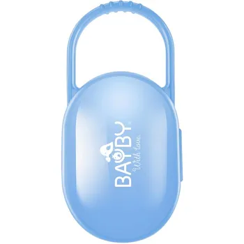 BAYBY BBA 6401 puzdro na cumlík modré 1×1 ks, plastové puzdro