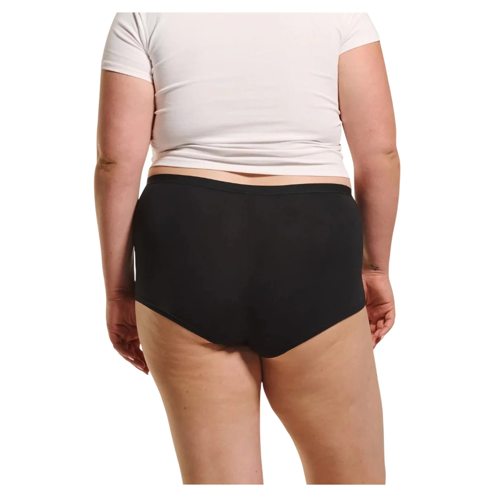 Menštruačné nohavičky čierne Cotton Shortie (LLUWCPSH) M