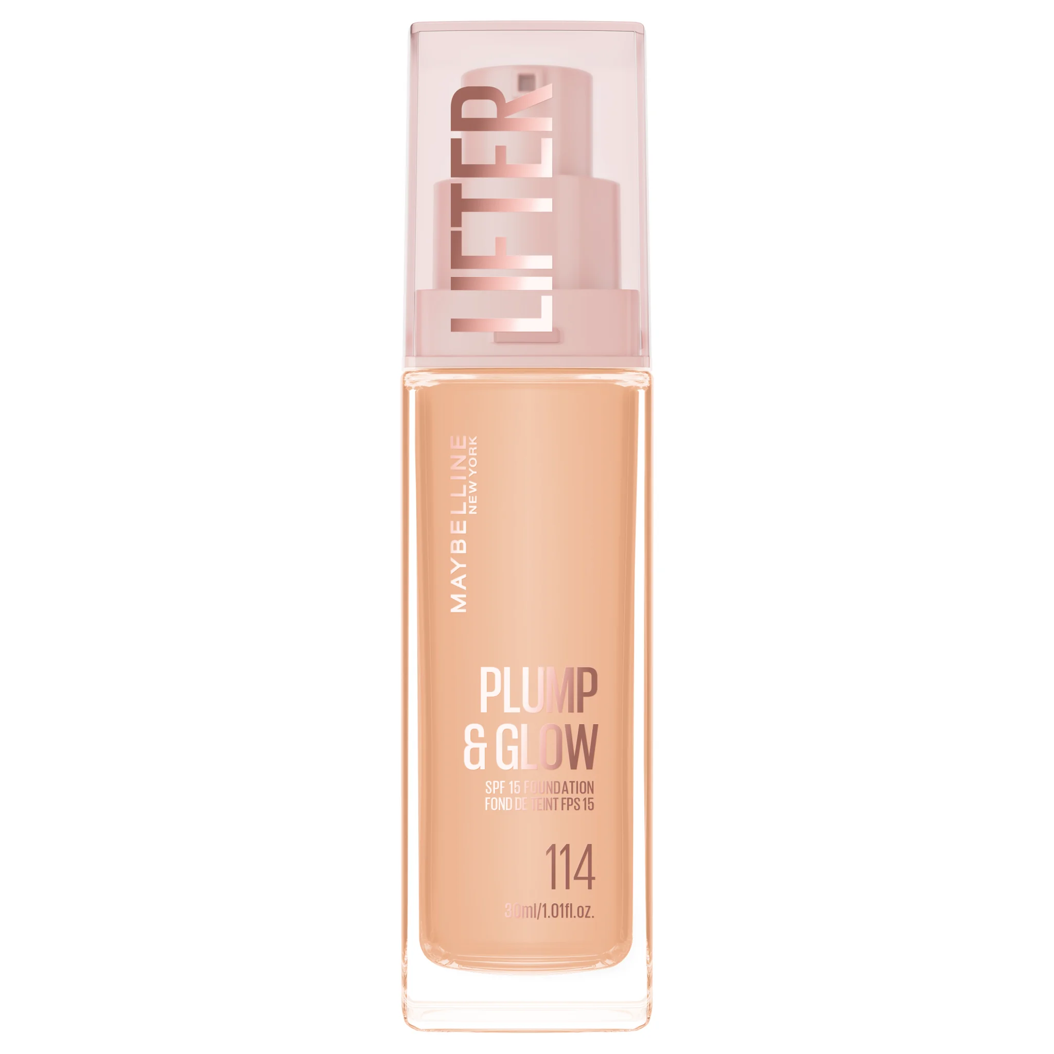 Maybelline New York Lifter Foundation 114, Rozjasňujúci make-up 30 ml