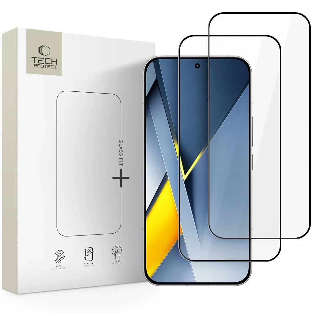 Tech-Protect Glass Fit 2x ochranné sklo na Xiaomi Poco F8 Ultra, čierne e