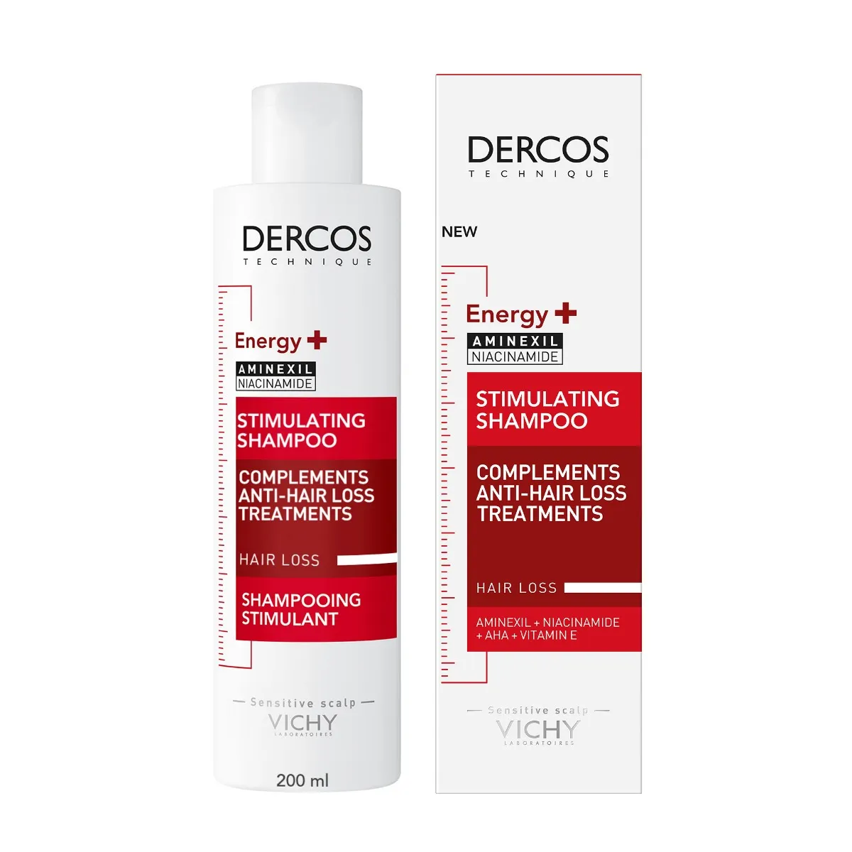 VICHY Dercos Posilňujúci šampón 200 ml 1×200 ml, šampón