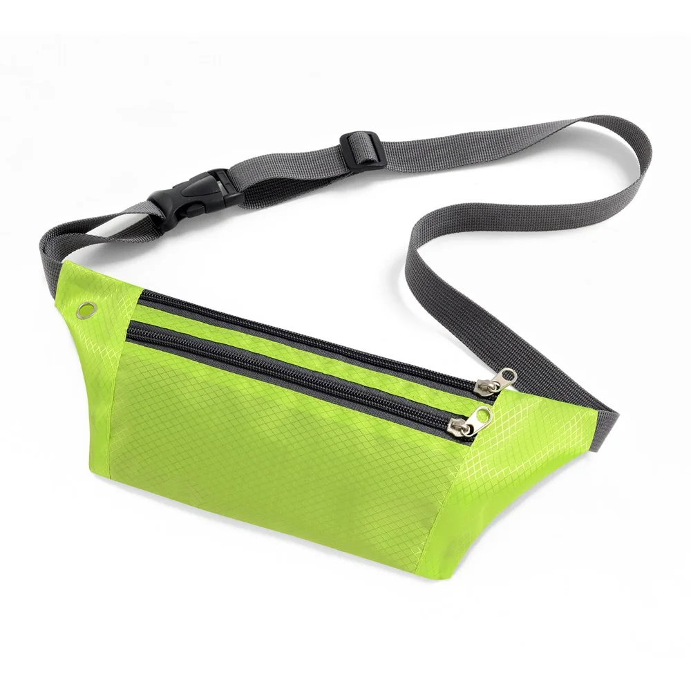 MG Ultimate Running Belt bežecký opasok s otvorom pre slúchadlá zelený