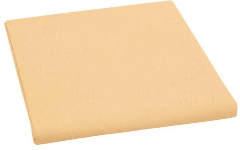 Plátené prestieradlo 150x230 273/212 N okrová 1×1 ks, posteľná plachta