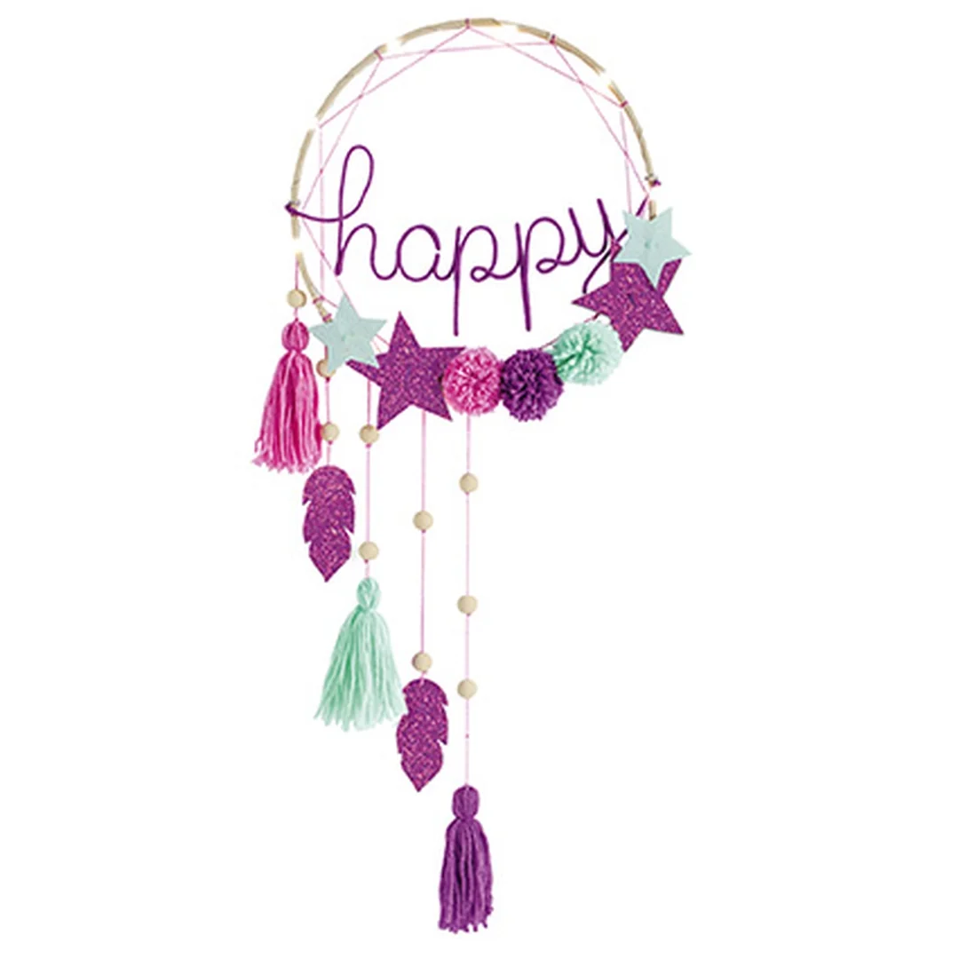 Janod Atelier Maxi Kreatívna sada Svetelný lapač snov Happy 8+ 