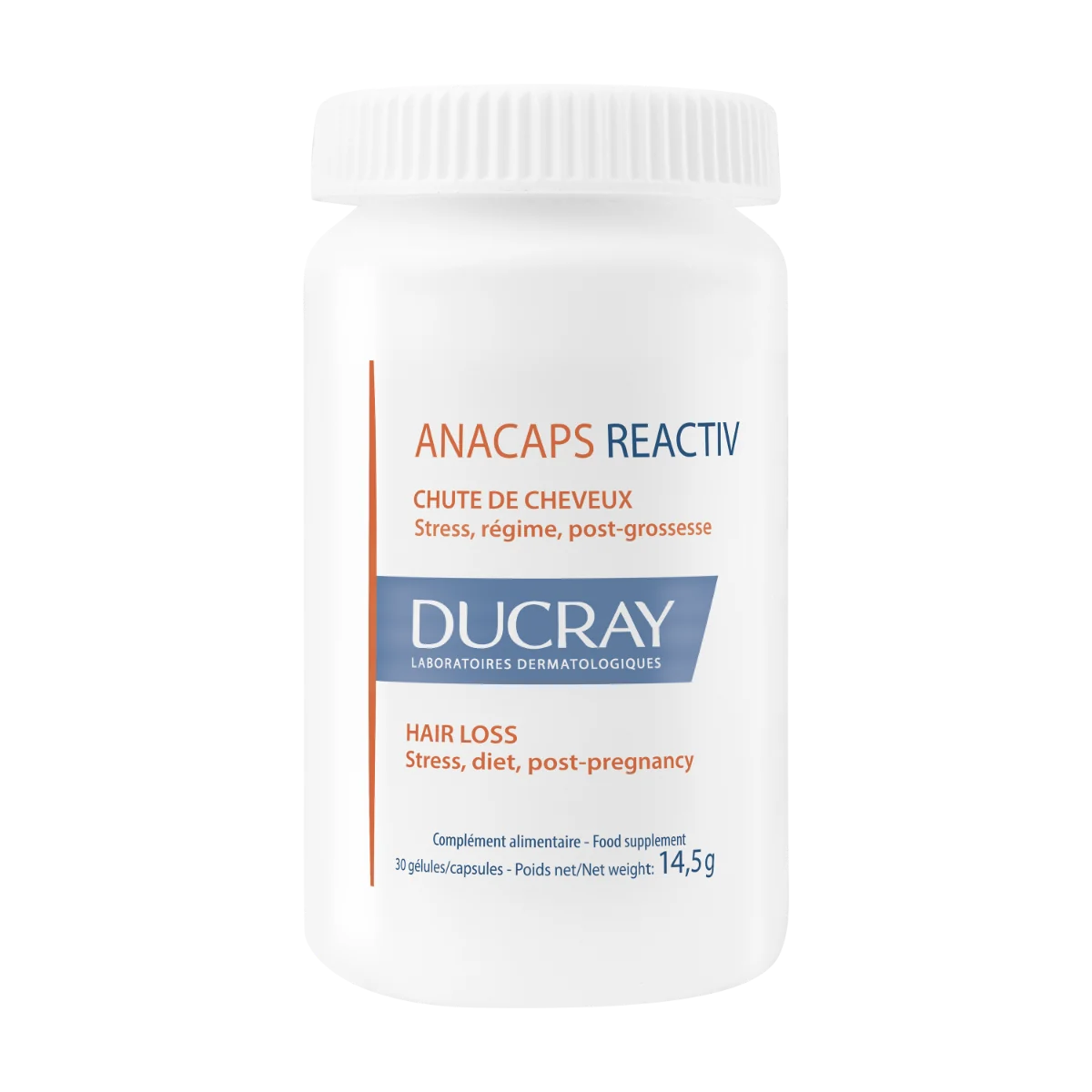Ducray Anacaps Reactiv 1×30 cps, výživový doplnok