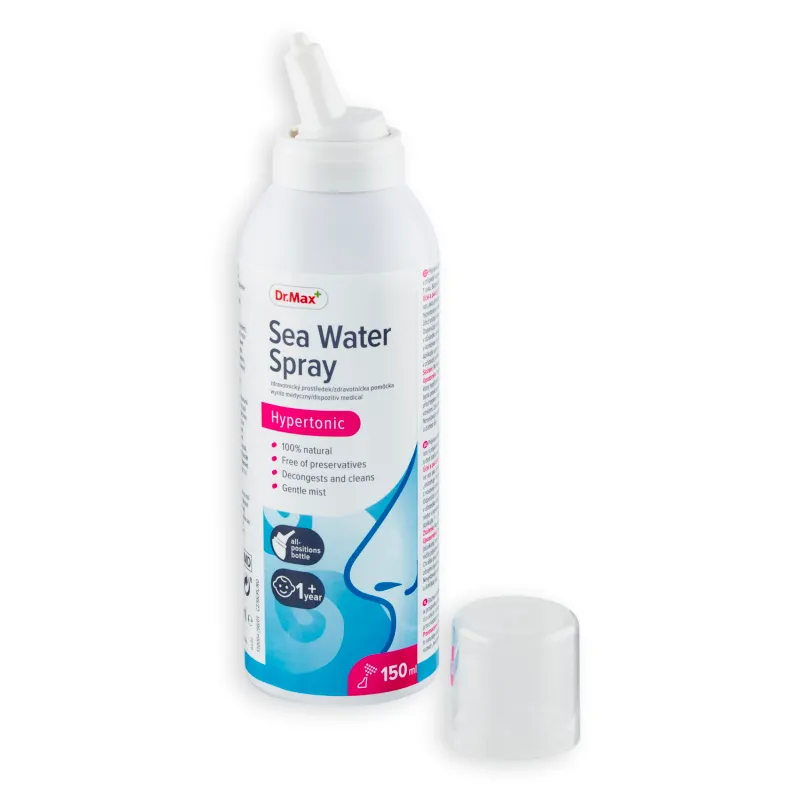 Dr.Max Sea Water Spray Hypertonic 1×150 ml, sprej na vyplachovanie nosa