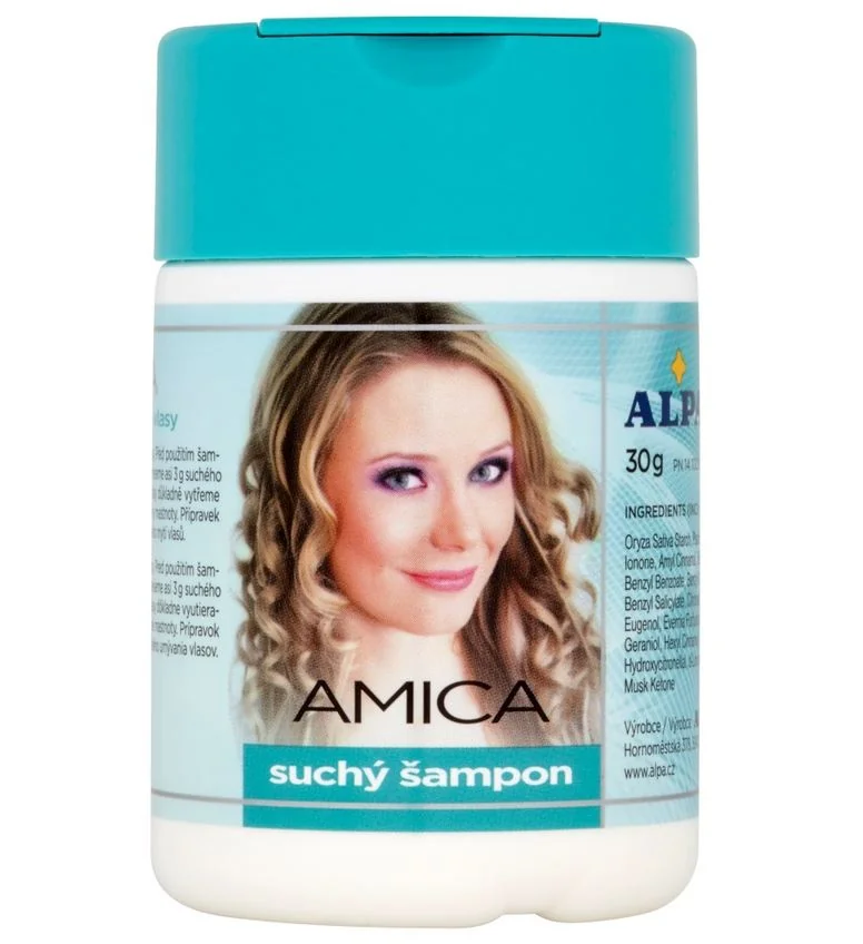 AMICA SUCHÝ ŠAMPÓN 1×30 g, vysokoúčinný voči mastnote vlasov