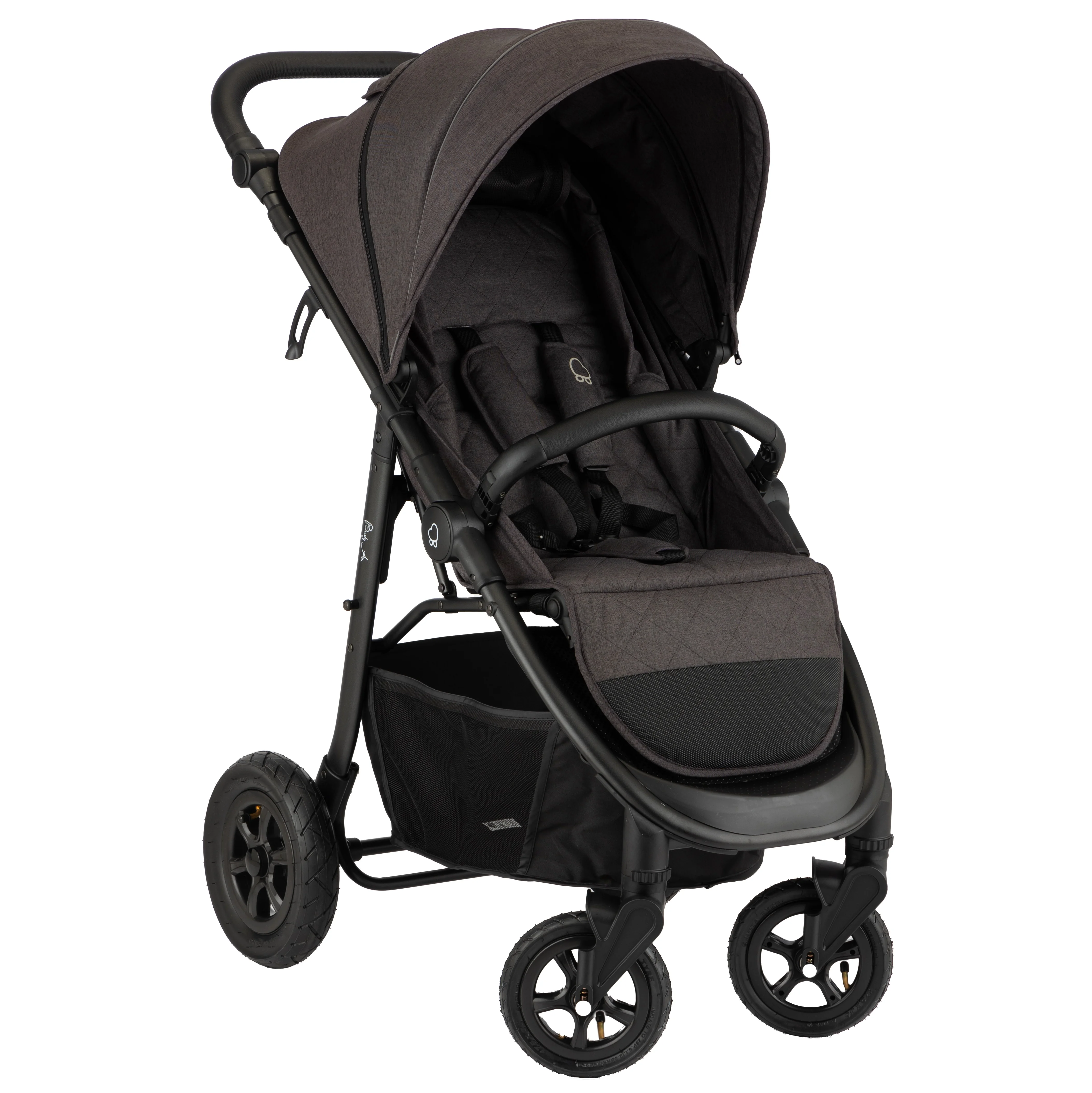 Bomimi BASTY Air športový kočík (6m-22 kg), Anthracite Melange
