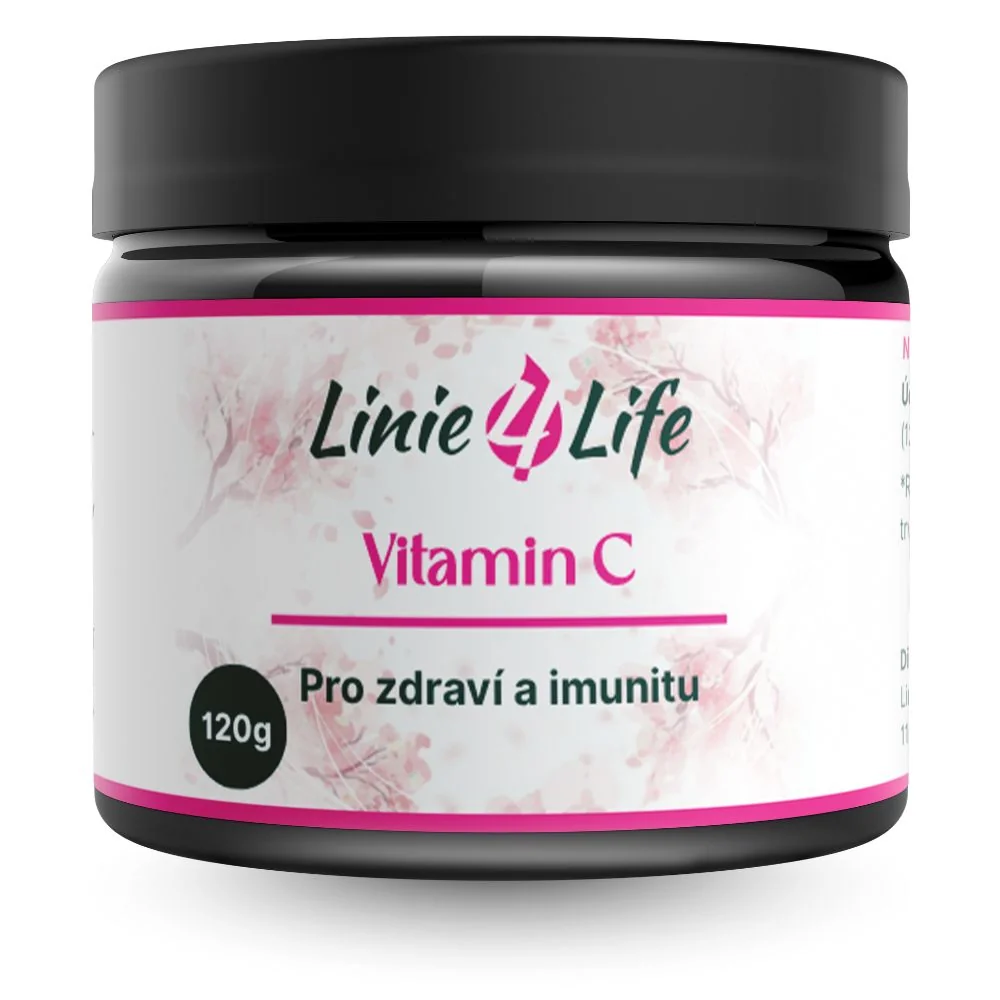 Linie4Life VITAMÍN C 1000 mg 120 g Sypký prášek bez plnidel