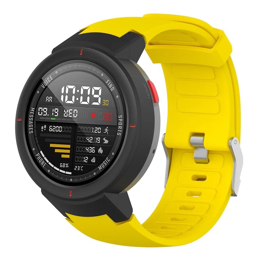 BStrap Silicone remienok na Xiaomi Amazfit Verge yellow