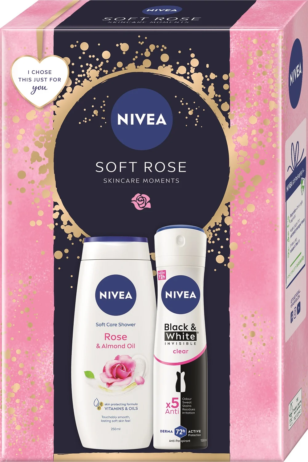 NIVEA BOX DEO CLEAR 1×1 ks, darčekové balenie