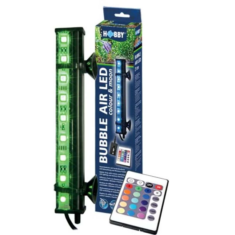 HOBBY Bubble Air LED colour & moon 44 cm vzduchovací kameň s LED osvetlením