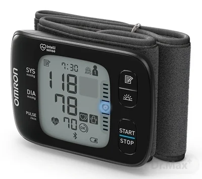 OMRON RS7 Intelli IT Digitálny TLAKOMER 1x1 ks, automatický tlakomer na zápästie
