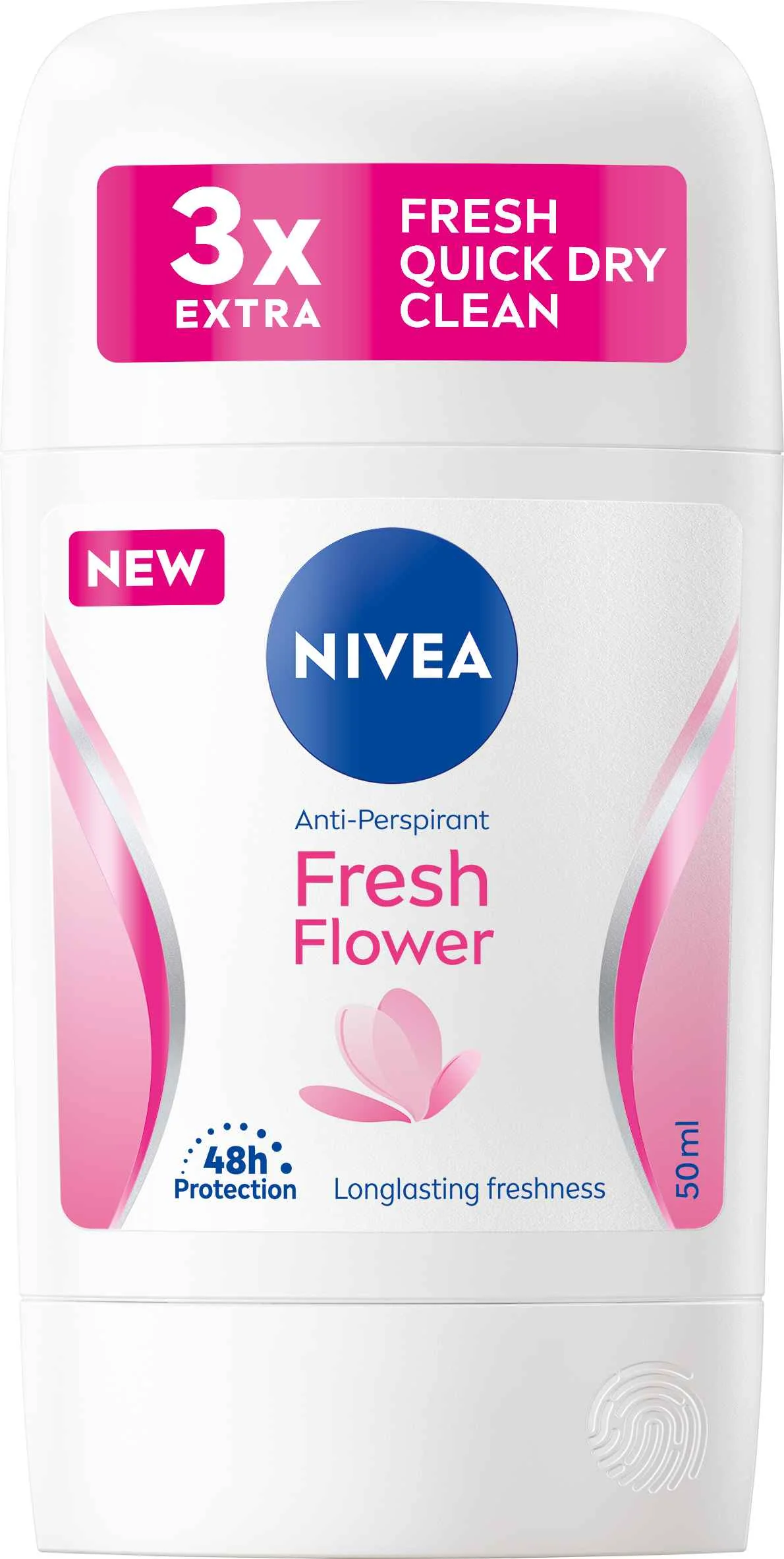 Nivea Pevný antiperspirant Fresh Flower 50 ml