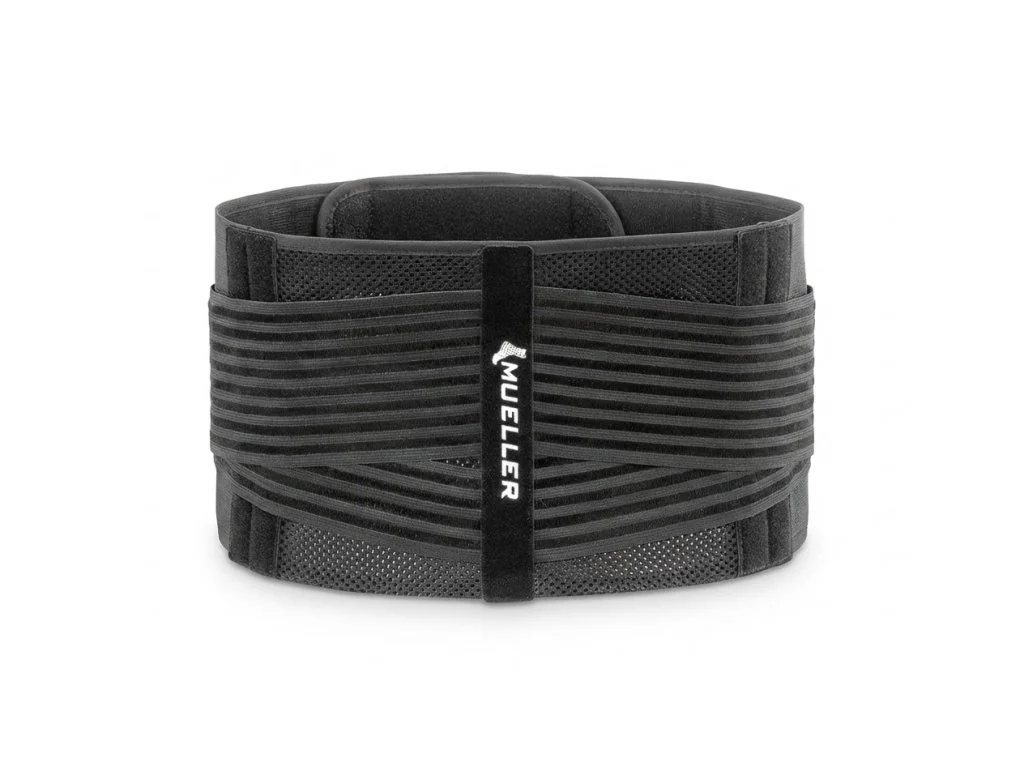 Mueller Lumbar 4-in-1 Back Brace, bedrový pás s hrejivým/chladiacim sáčkom 1 ks
