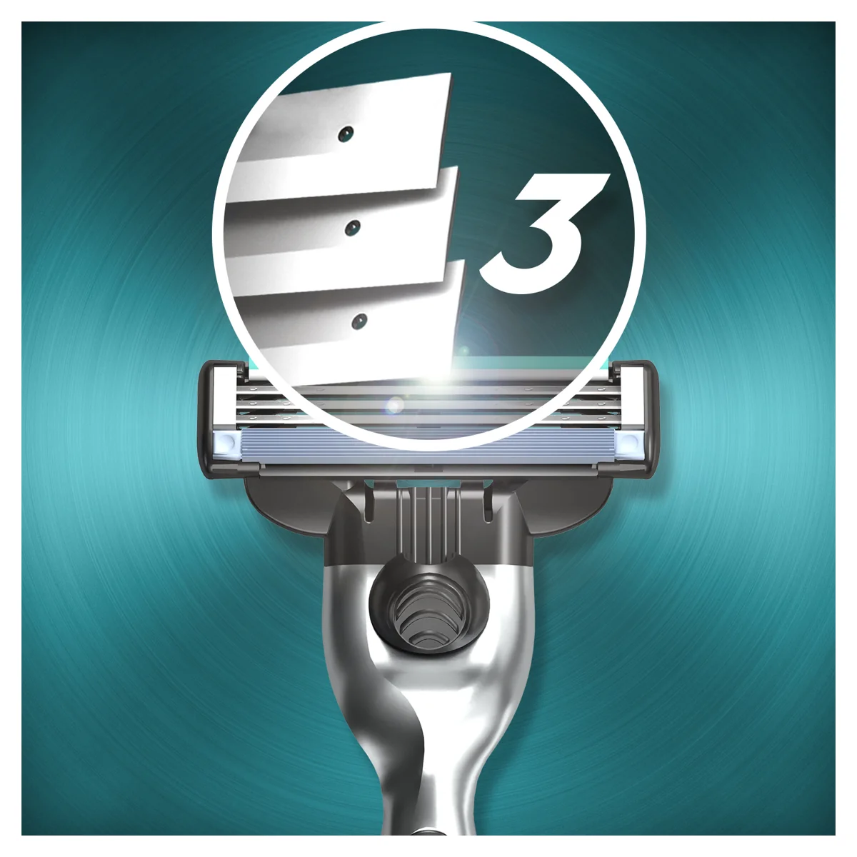 Gillette Mach3 5 NH 1×5 ks, náhradné hlavice