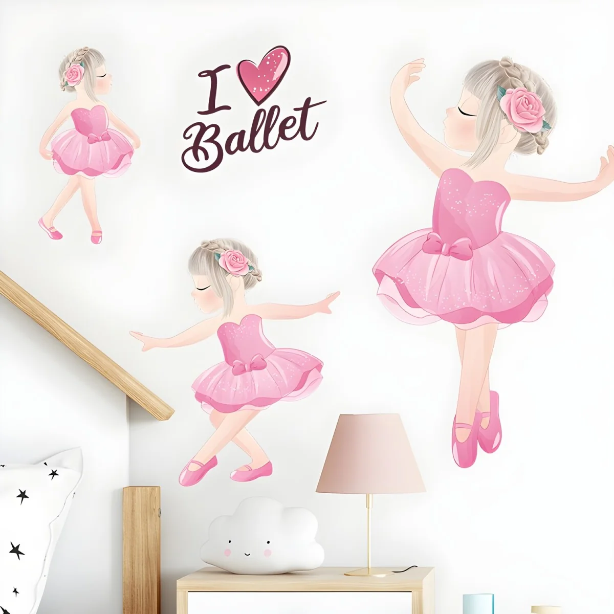 Samolepka na stenu I Love Ballet