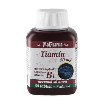 MedPharma TIAMÍN 50 mg (vitamín B1) 1×67 tbl, 60+7 zadarmo