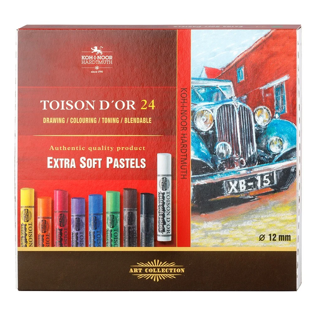 Prašný pastel TOISON D´OR EXTRA SOFT 8554/24 súprava 24 ks