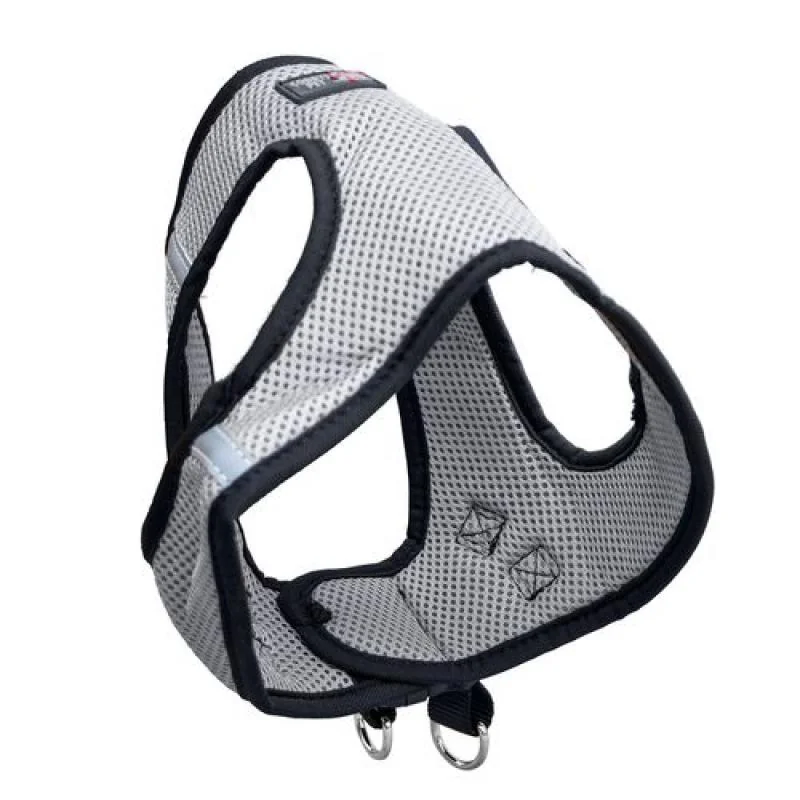 COBBYS PET Sieťový vestový postroj sivý L: 48-58cm
