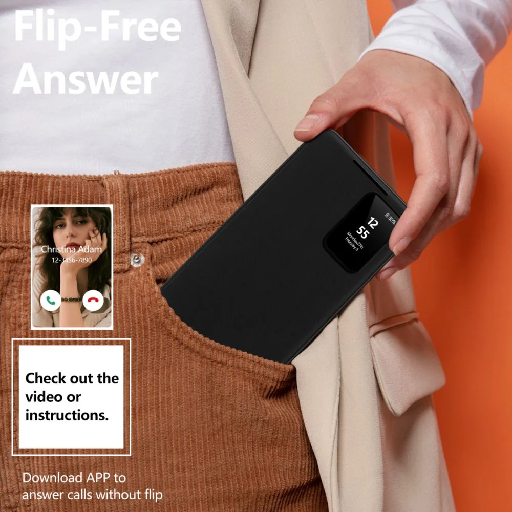 Tech-Protect Smart Wallet knižkové puzdro na Samsung Galaxy S25 Edge, čierne