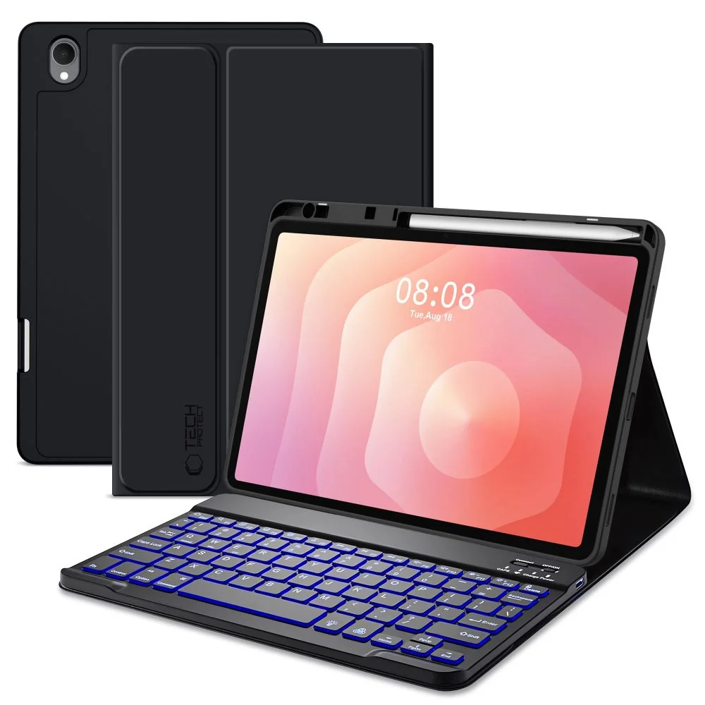 Tech-Protect SC Pen Keyboard puzdro s klávesnicou na Samsung Galaxy Tab S11 11'', čierne b S11 11'', čierne