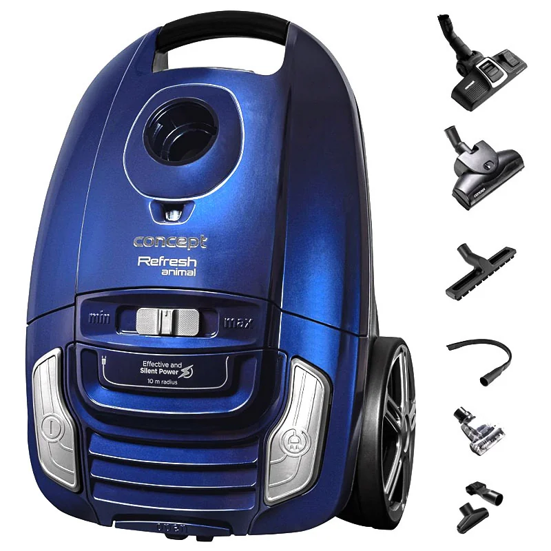 Vysávač podlahový CONCEPT VP8223 REFRESH animal modrý 700W