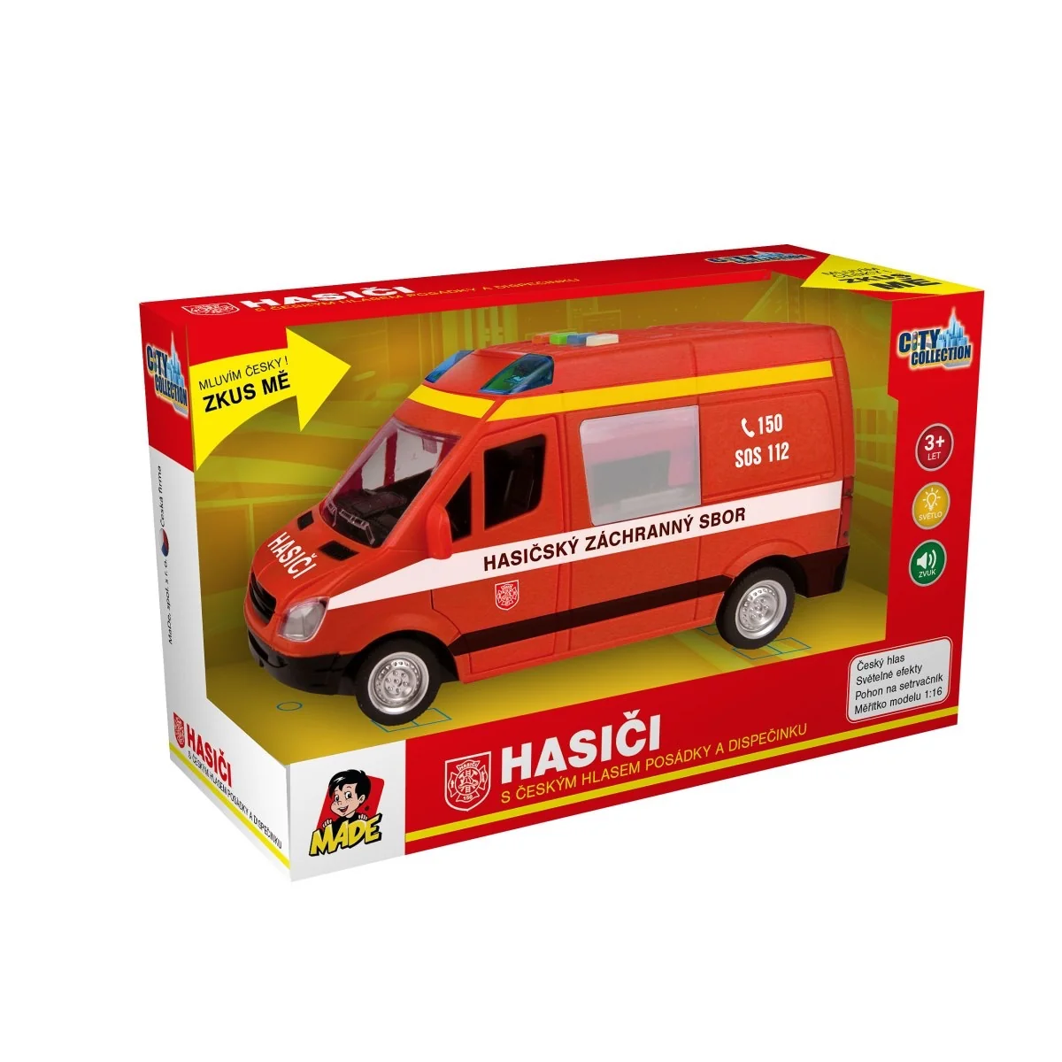 Hasiči na zotrvačník so zvukmi , 210857