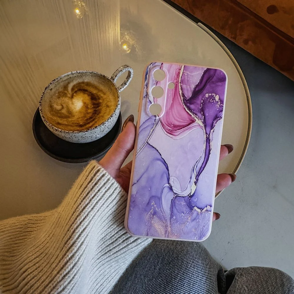 Tech-Protect Icon kryt na Samsung Galaxy S24 FE, marble