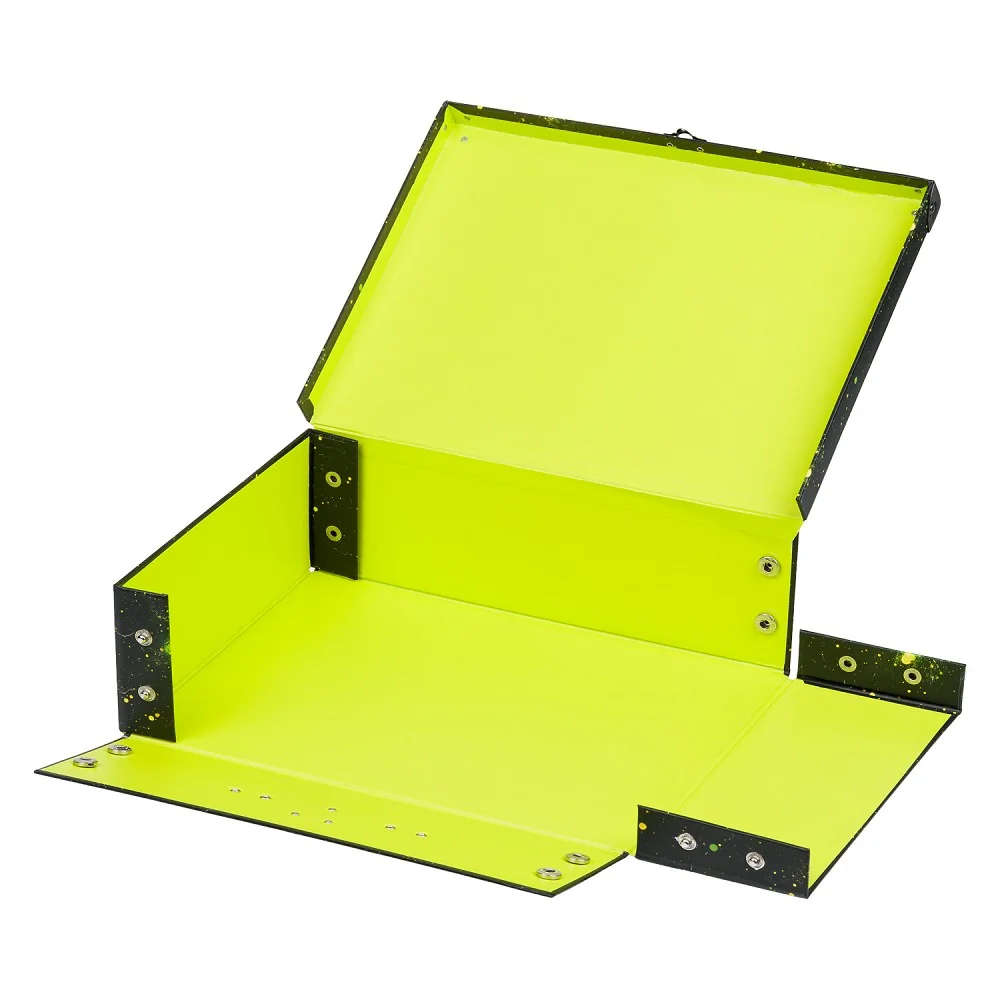 Skladací školský kufrík Traktor s kovaním 35 cm, zelený