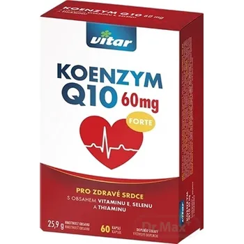 VITAR KOENZYM Q10 FORTE 60 mg 1×60 cps, výživový doplnok