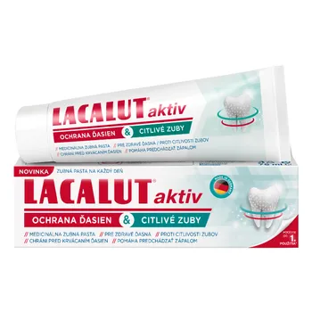 LACALUT aktiv ochrana ďasien & citlivé zuby 1×75 ml, zubná pasta