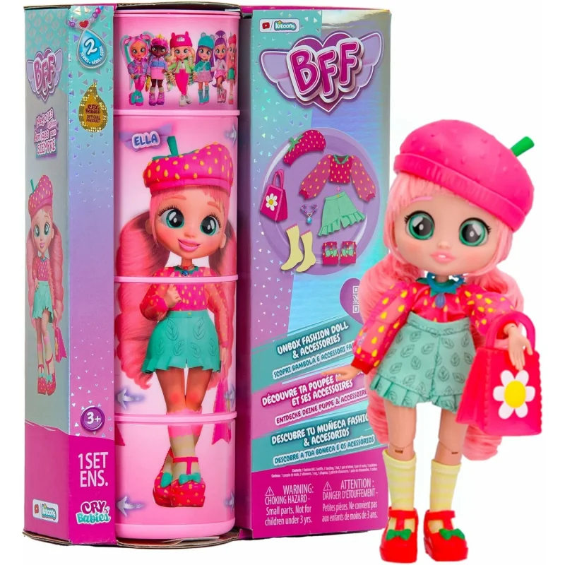 IMC Toys Cry Babies BFF Ella bábika - séria 2