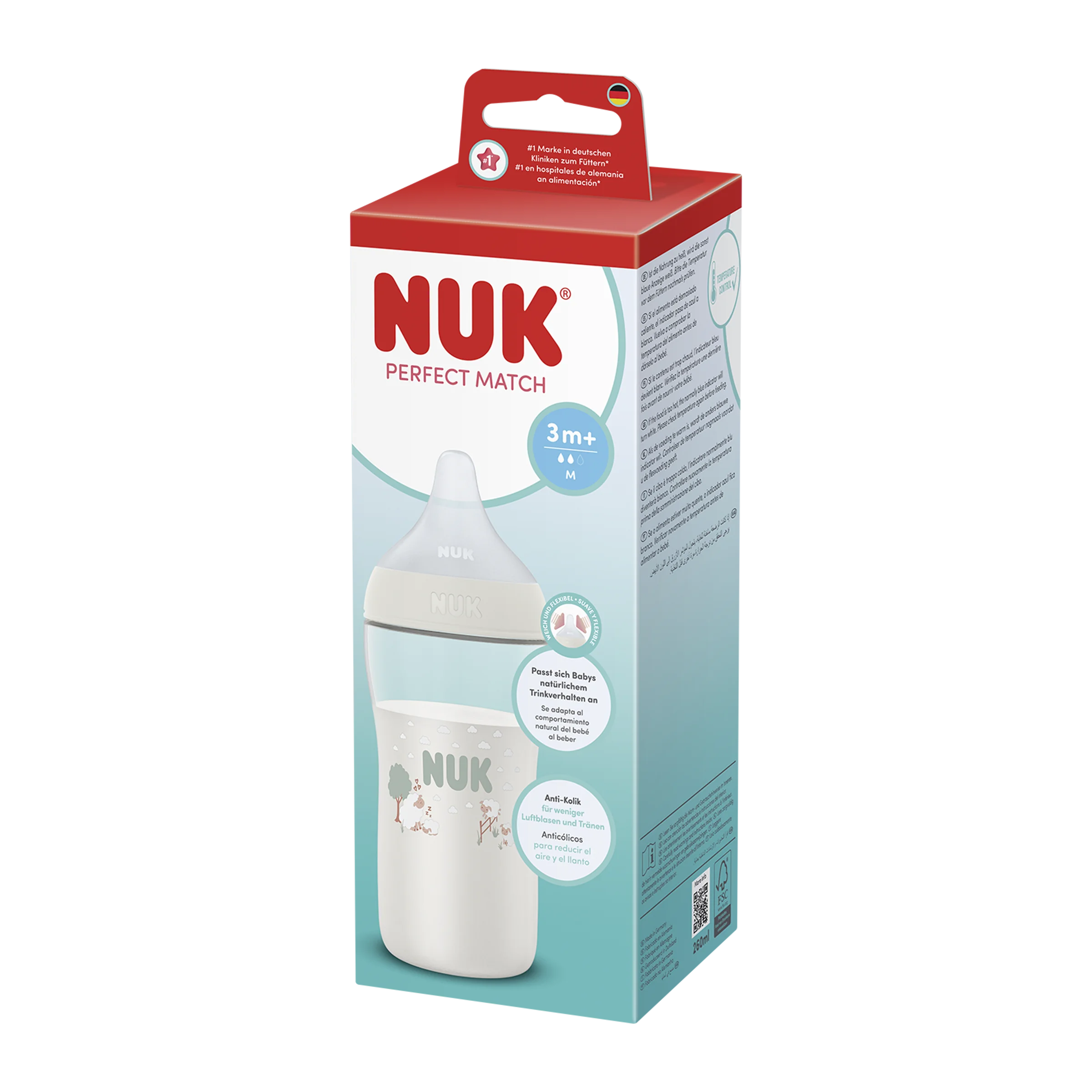NUK flaša Perfect Match SHEEP 260 ml 1 ks