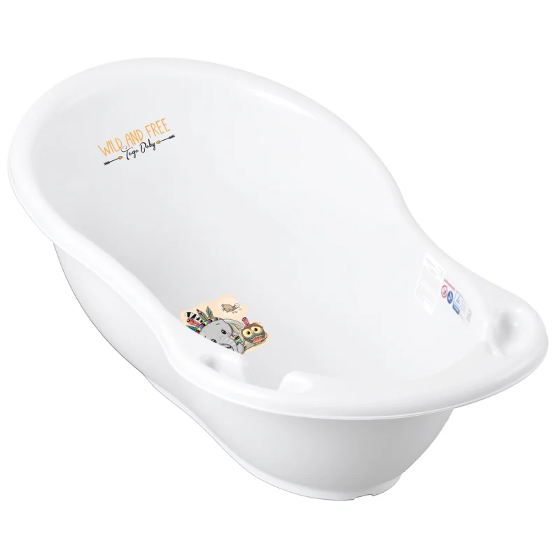 TEGA BABY Vanička malá Malý Sloník 86 cm - Biela
