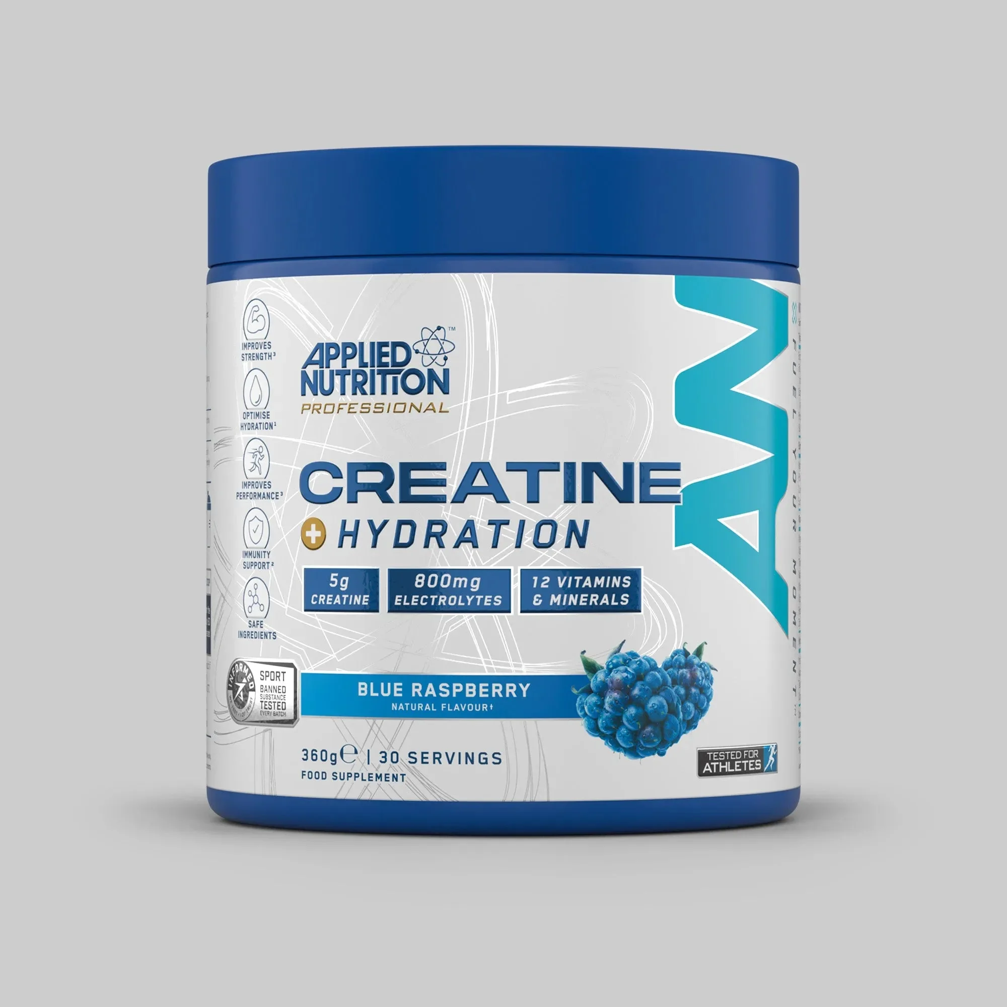 Applied Nutrition CREATINE + HYDRATION (PROFESSIONAL), 360g - blue raspberry