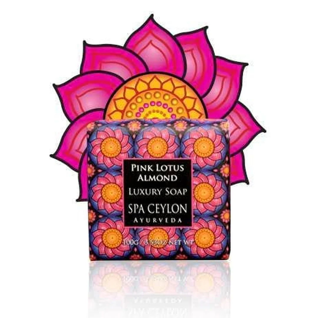 Mydlo Pink Lotus Almond 100 g, lotos a mandle