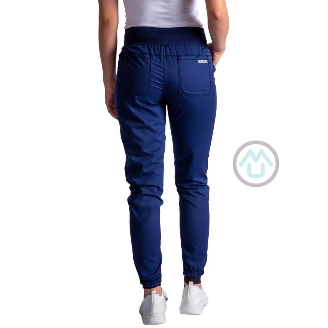 Zdravotnícke dámske jogger nohavice Cherokee Revolution ACTIVE STYLING - námornícky modré XS