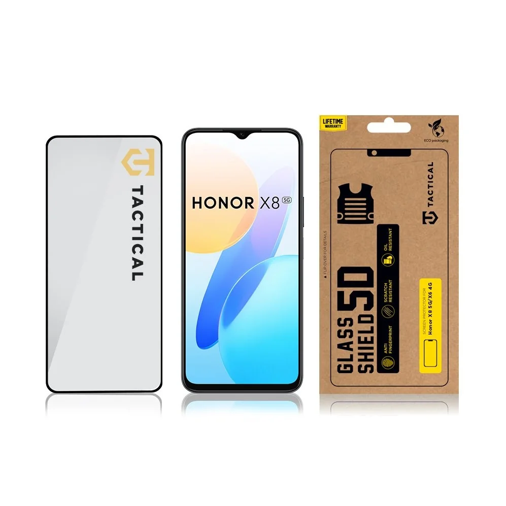 Ochranné sklo 5D pre Honor X8 5G/X6 4G 0,33mm, oleofóbna úprav