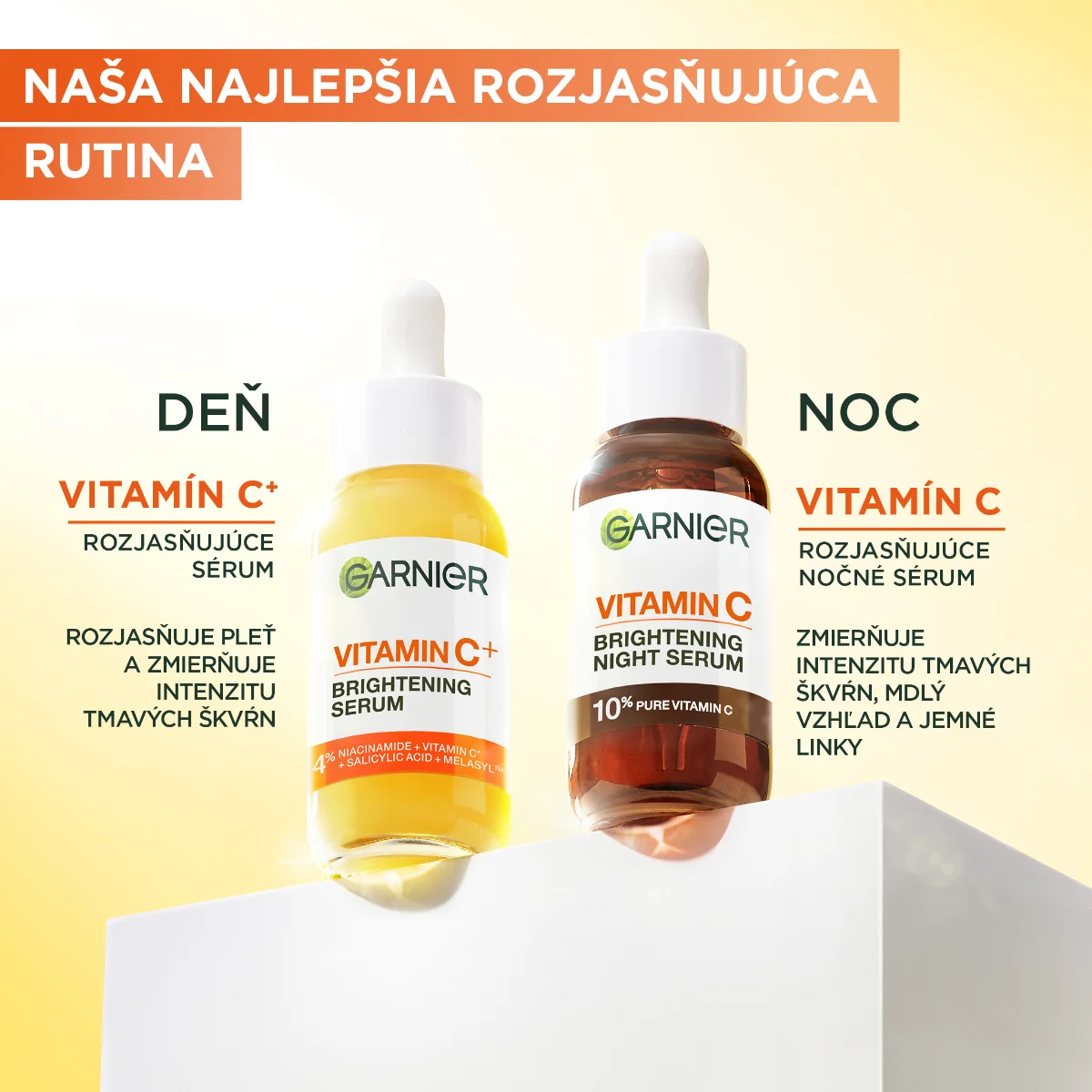 Garnier Skin Naturals Vitamín C+ rozjasňujúce sérum 1×30 ml, sérum