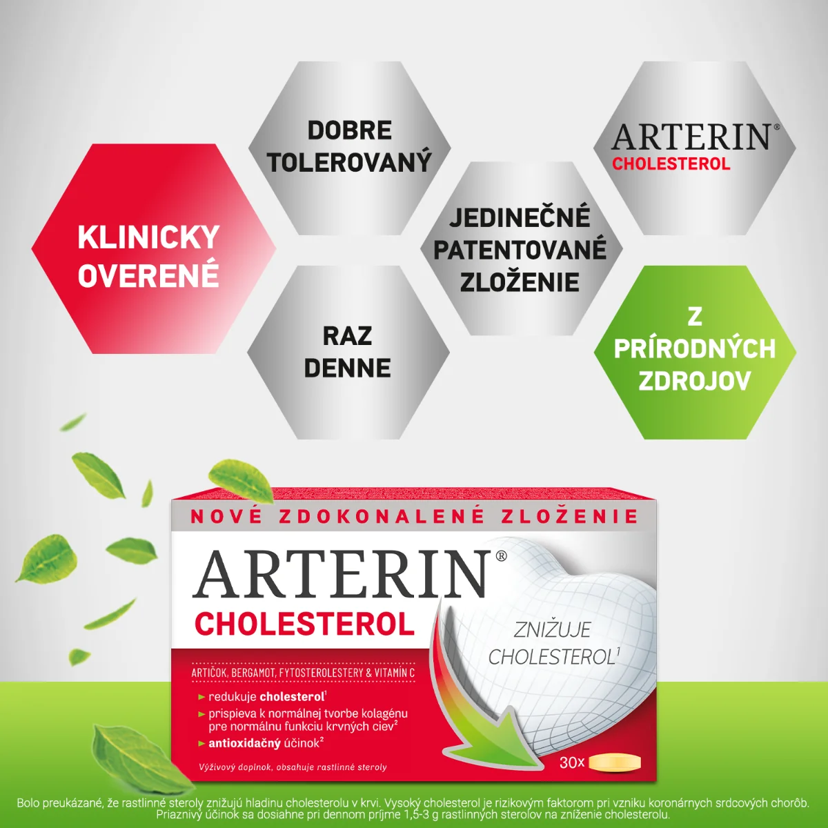 ARTERIN CHOLESTEROL 1×30 tbl, výživový doplnok