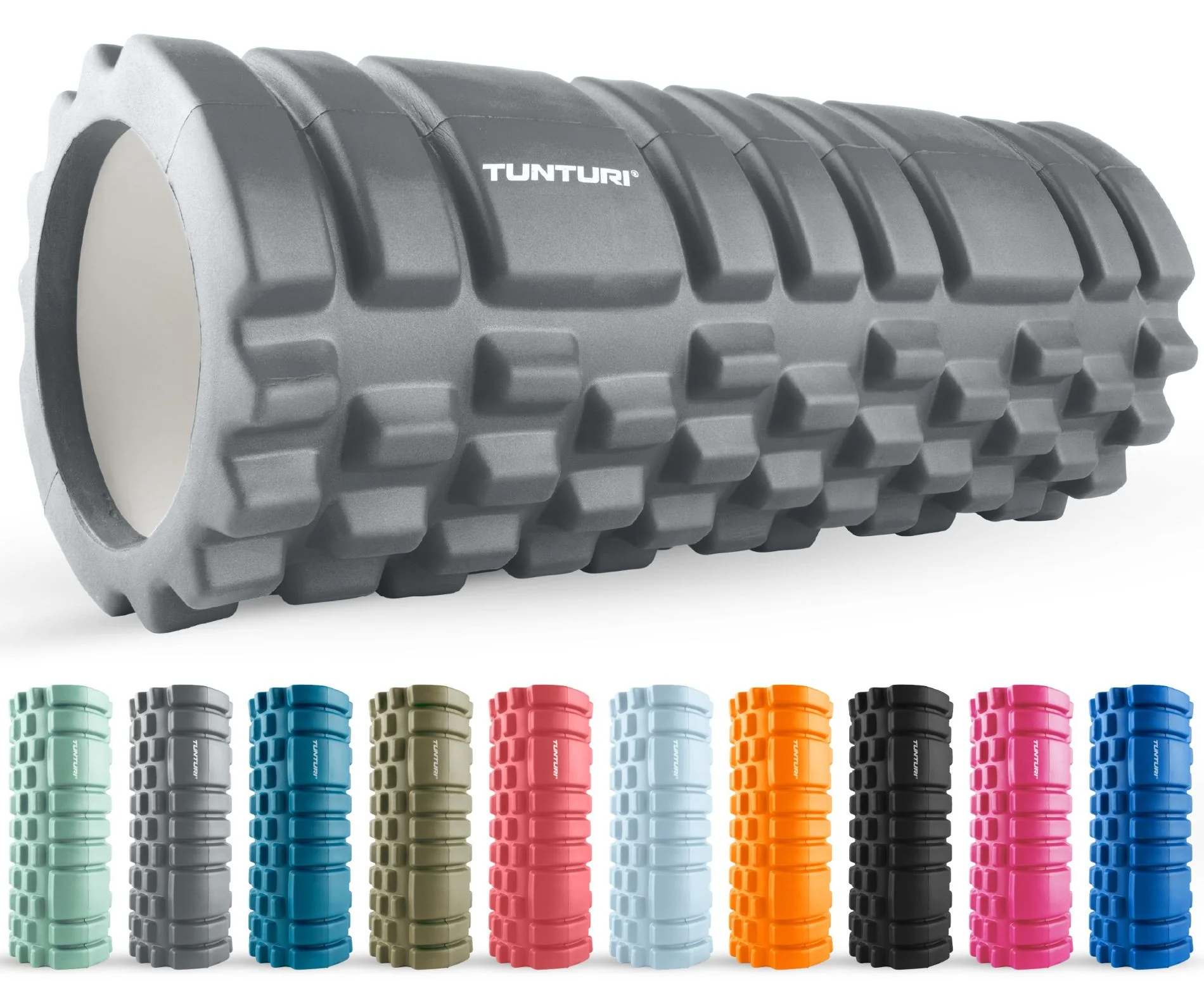 Masážny valec Foam Roller 33 cm / 13 cm modrý