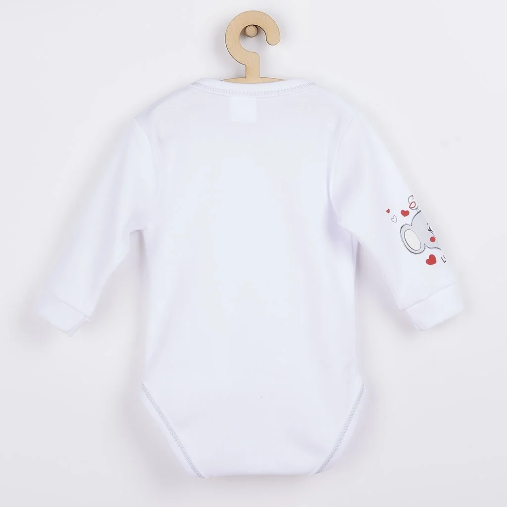 Súpravička 4-dielna New Baby Sloník bielo šedá 50, 20C33700
