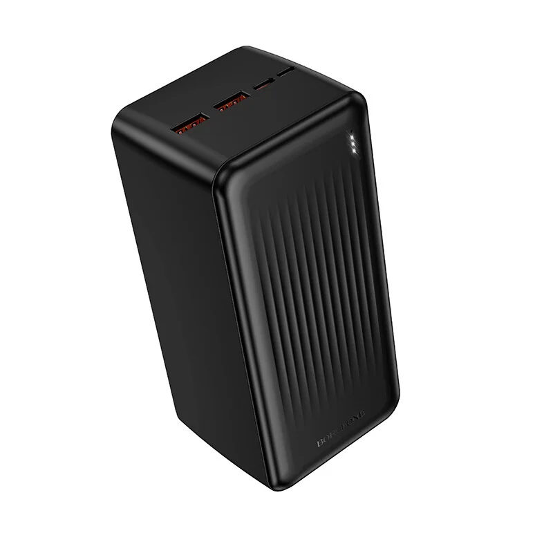 Borofone BJ80C Power Bank 50000mAh 2x USB / USB-C QC 22.5W, čierny