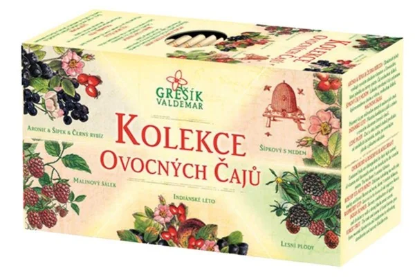 GRESIK KOLEKCIA OVOCNYCH CAJOV 20 ks