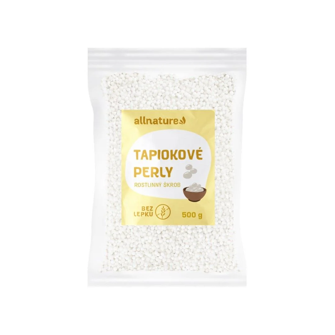 Allnature Tapiokové Perly 500g 1×500 g, tapiokové perly
