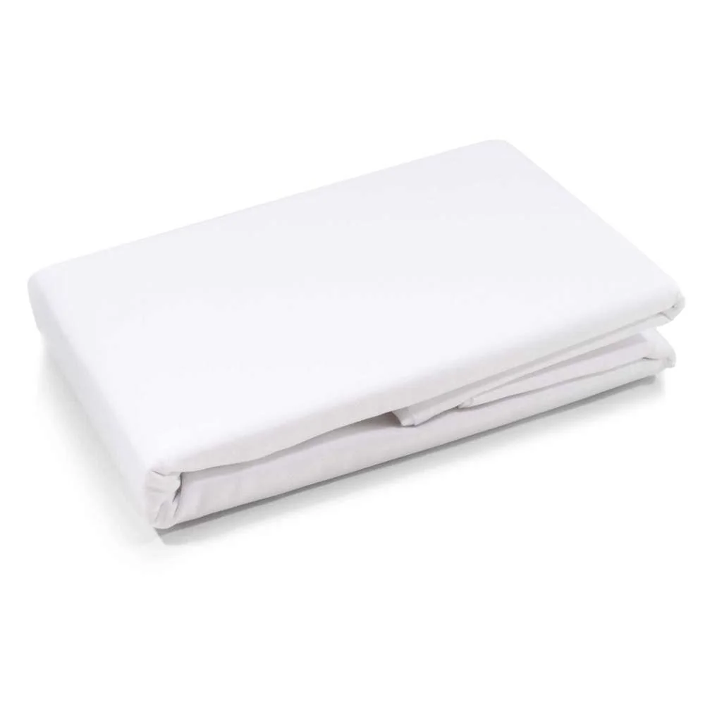 Bomimi napínacie prestieradlo na postieľku 120x60 cm, 100% bavlna, biele 
