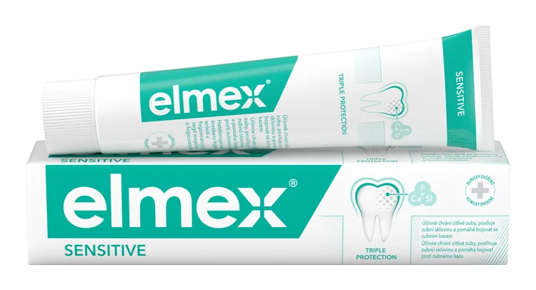 ELMEX SENSITIVE ZUBNÁ PASTA 1×75 ml, pre citlivé zuby